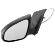 2016 Toyota Corolla - Driver Side Mirror, Power Adjust, Non-Heated, Paintable, Manual Folding, No Signal Light, No Blind Spot Feature, No Memory, No Puddle Light, No Auto-Dimming