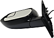 2018 Toyota RAV4 LE - Driver Side Mirror, North America Built Vehicle, Power Adjust, Non-Heated, Textured Black, Manual Folding, No Signal Light, With Blind Spot Glass, No Memory, No Puddle Light, No Auto-Dimming