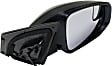 2018 Toyota RAV4 LE - Passenger Side Mirror, North America Built Vehicle, Power Adjust, Non-Heated, Textured Black, Manual Folding, No Signal Light, With Blind Spot Glass, No Memory, No Puddle Light, No Auto-Dimming