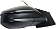 2018 Toyota RAV4 LE - Passenger Side Mirror, North America Built Vehicle, Power Adjust, Non-Heated, Textured Black, Manual Folding, No Signal Light, With Blind Spot Glass, No Memory, No Puddle Light, No Auto-Dimming