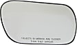 2000-2004 Toyota Avalon - Passenger Side Mirror Glass, Heated, With Backing Plate