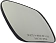 2000-2004 Toyota Avalon - Passenger Side Mirror Glass, Heated, With Backing Plate