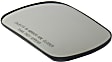 2000-2004 Toyota Avalon - Passenger Side Mirror Glass, Heated, With Backing Plate