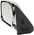 Driver Side Mirror, Manual Adjust, Manual Folding, Non-Heated, Chrome, No Signal Light, No Memory, No Puddle Light, No Auto-Dimming, No Blind Spot Feature
