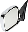 Driver Side Mirror, Manual Adjust, Manual Folding, Non-Heated, Chrome, No Signal Light, No Memory, No Puddle Light, No Auto-Dimming, No Blind Spot Feature