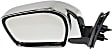 Driver Side Mirror, Manual Adjust, Manual Folding, Non-Heated, Chrome, No Signal Light, No Memory, No Puddle Light, No Auto-Dimming, No Blind Spot Feature