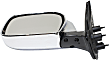 Driver Side Mirror, Manual Adjust, Manual Folding, Non-Heated, Chrome, No Signal Light, No Memory, No Puddle Light, No Auto-Dimming, No Blind Spot Feature