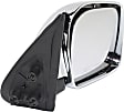 Passenger Side Mirror, Manual Adjust, Manual Folding, Non-Heated, Chrome, No Signal Light, No Memory, No Puddle Light, No Auto-Dimming, No Blind Spot Feature