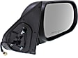 Passenger Side Mirror, Power Adjust, Manual Folding, Non-Heated, Textured Black, No Signal Light, No Memory, No Puddle Light, No Auto-Dimming, No Blind Spot Feature