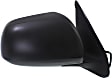 Passenger Side Mirror, Power Adjust, Manual Folding, Non-Heated, Textured Black, No Signal Light, No Memory, No Puddle Light, No Auto-Dimming, No Blind Spot Feature