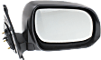 Passenger Side Mirror, Manual Adjust, Manual Folding, Non-Heated, Textured Black, No Signal Light, No Memory, No Puddle Light, No Auto-Dimming, No Blind Spot Feature