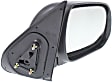 Passenger Side Mirror, Manual Adjust, Manual Folding, Non-Heated, Textured Black, No Signal Light, No Memory, No Puddle Light, No Auto-Dimming, No Blind Spot Feature