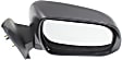 Passenger Side Mirror, Manual Adjust, Manual Folding, Non-Heated, Textured Black, No Signal Light, No Memory, No Puddle Light, No Auto-Dimming, No Blind Spot Feature