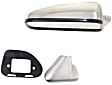 1987-1988 Toyota Pickup - Driver Side Mirror, Manual Adjust, Manual Folding, Non-Heated, Chrome, No Signal Light, No Memory, No Puddle Light, No Auto-Dimming, No Blind Spot Feature