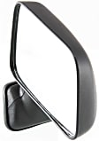 1987-1988 Toyota Pickup - Passenger Side Mirror, Manual Adjust, Manual Folding, Non-Heated, Textured Black, No Signal Light, No Memory, No Puddle Light, No Auto-Dimming, No Blind Spot Feature