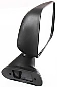 1987-1988 Toyota Pickup - Passenger Side Mirror, Manual Adjust, Manual Folding, Non-Heated, Textured Black, No Signal Light, No Memory, No Puddle Light, No Auto-Dimming, No Blind Spot Feature