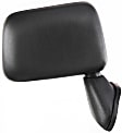 1987-1988 Toyota Pickup - Passenger Side Mirror, Manual Adjust, Manual Folding, Non-Heated, Textured Black, No Signal Light, No Memory, No Puddle Light, No Auto-Dimming, No Blind Spot Feature