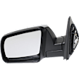2013 Toyota Tundra - Driver Side Mirror, Power Adjust, Non-Heated, Chrome, Manual Folding, No Signal Light, No Blind Spot Feature, No Memory, No Puddle Light, No Auto-Dim