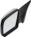 2013 Toyota Tundra - Driver Side Mirror, Power Adjust, Non-Heated, Chrome, Manual Folding, No Signal Light, No Blind Spot Feature, No Memory, No Puddle Light, No Auto-Dim