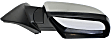 Passenger Side Mirror, Power Adjust, Non-Heated, Manual Folding, Chrome, No Signal Light, No Memory, No Puddle Light, No Auto-Dim, No Blind Spot Feature
