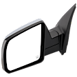Driver Side Mirror, Non-Towing, Power Adjust, Manual Folding, Heated, Chrome, No Signal Light, No Memory, No Puddle Light, No Auto-Dimming, No Blind Spot Feature