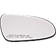 Passenger Side Mirror Glass, Heated, No Blind Spot Feature, 4 Cyl., 2.0L Engine, Japan/Turkey Built Vehicle