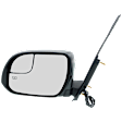 Driver Side Mirror, Power, Heated, Manual Folding, Paintable, No Signal Light, No Memory, No Puddle Light, with Blind Spot Glass, LE/SE Models, 6 Cyl., 3.5L Engine