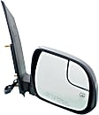 Passenger Side Mirror, Power, Heated, Manual Folding, Paintable, No Signal Light, No Memory, No Puddle Light, with Blind Spot Glass, LE/SE Models, 6 Cyl., 3.5L Engine