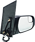 Passenger Side Mirror, Power, Heated, Manual Folding, Paintable, No Signal Light, No Memory, No Puddle Light, with Blind Spot Glass, LE/SE Models, 6 Cyl., 3.5L Engine