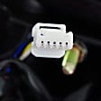 Passenger Side Mirror, Power, Heated, Manual Folding, Paintable, No Signal Light, No Memory, No Puddle Light, with Blind Spot Glass, LE/SE Models, 6 Cyl., 3.5L Engine