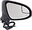 2010-2016 Toyota Venza - Passenger Side Mirror, Power, Power Folding, Heated, Paintable, In-housing Signal Light, With memory, With Puddle Light, No Auto-Dimming, With Blind Spot Glass