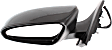 2018-2022 Toyota C-HR - Driver Side Mirror, Power, Power Folding, Heated, Paintable, In-housing Signal Light, No Memory, Puddle Light, Auto-Dimming, and Blind Spot Feature, For Models With Smart Entry System