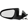 Driver Side Mirror, Power, Manual Folding, Heated, Paintable, No Signal Light, No Memory, No Puddle Light, No Auto-Dimming, No Blind Spot Feature
