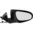 Passenger Side Mirror, Power Adjust, Heated, Manual Folding, Paintable, No Signal Light, No Memory, No Puddle Light, No Auto-Dimming, No Blind Spot Feature