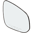 Passenger Side Mirror Glass, Heated, No Blind Spot Feature