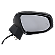Passenger Side Mirror, Power Adjust, Manual Folding, Heated, Paintable, In-housing Signal Light, No Puddle Light, With BSD in Glass and Side Object Sensor, Japan/USA Built Vehicles