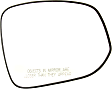 Passenger Side Mirror Glass, Non-Heated, No Blind Spot Feature, Convex, With backing plate, North America Built Vehicle