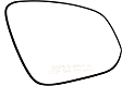 Passenger Side Mirror Glass, Non-Heated, No Blind Spot Feature, Convex, With backing plate, North America Built Vehicle