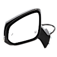 Driver Side Mirror, Power Adjust, Heated, Manual Folding, Paintable, In-housing Signal Light, With Memory, With Puddle Light, No Auto-Dim, With Blind Spot Detection in Glass
