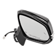 Passenger Side Mirror, Power Adjust, Heated, Manual Folding, Paintable, In-housing Signal Light, With Memory, With Puddle Light, No Auto-Dim, With Blind Spot Detection in Glass