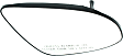 Passenger Side Mirror Glass, Heated, No Blind Spot Feature, No Turn Signal Light, With Backing Plate