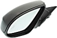Driver Side Mirror, Power, Manual Folding, Heated, Paintable, No Signal Light, No Memory, No Puddle Light, No Auto-Dimming, With Blind Spot Detection in Glass