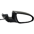 Passenger Side Mirror, Power, Manual Folding, Heated, Paintable, No Signal Light, No Memory, No Puddle Light, No Auto-Dimming, With Blind Spot Detection in Glass
