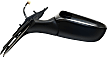 Passenger Side Mirror, Power, Manual Folding, Heated, Paintable, No Signal Light, No Memory, No Puddle Light, No Auto-Dimming, With Blind Spot Detection in Glass