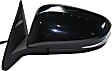 2014-2018 Toyota Highlander - Driver Side Mirror, Power Adjust, Manual Folding, Heated, Paintable, In-housing Signal Light, With memory, With Puddle Light, No Auto-Dimming, With Blind Spot Detection in Glass
