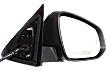 Passenger Side Mirror, Power Adjust, Manual Folding, Heated, Paintable, In-housing Signal Light, No Memory, No Puddle Light, No Auto-Dimming, With Blind Spot Detection in Glass