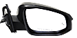 Passenger Side Mirror, Power Adjust, Heated, Power Folding, Paintable, In-housing Signal Light, No Memory, No Puddle Light, No Auto-Dim, With Blind Spot Detection in Glass