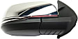 2016-2023 Toyota Tacoma - Passenger Side Mirror, Power, Power Folding, Heated, Chrome, In-housing Signal Light, No Memory, No Puddle Light, No Auto-Dimming, With Blind Spot Detection in Glass