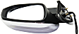 2016-2023 Toyota Tacoma - Passenger Side Mirror, Power, Power Folding, Heated, Chrome, In-housing Signal Light, No Memory, No Puddle Light, No Auto-Dimming, With Blind Spot Detection in Glass