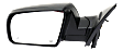 2014-2021 Toyota Tundra - Driver Side Mirror, Power Adjust, Heated, Manual Folding, Textured Black, No Signal Light, No Memory, No Puddle Light, No Auto-Dimming, With Blind Spot Detection in Glass